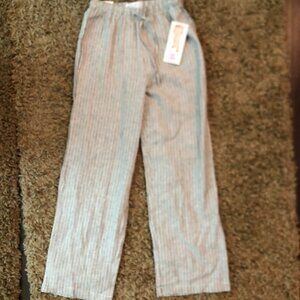 Vanilla star wide leg linen blend pants